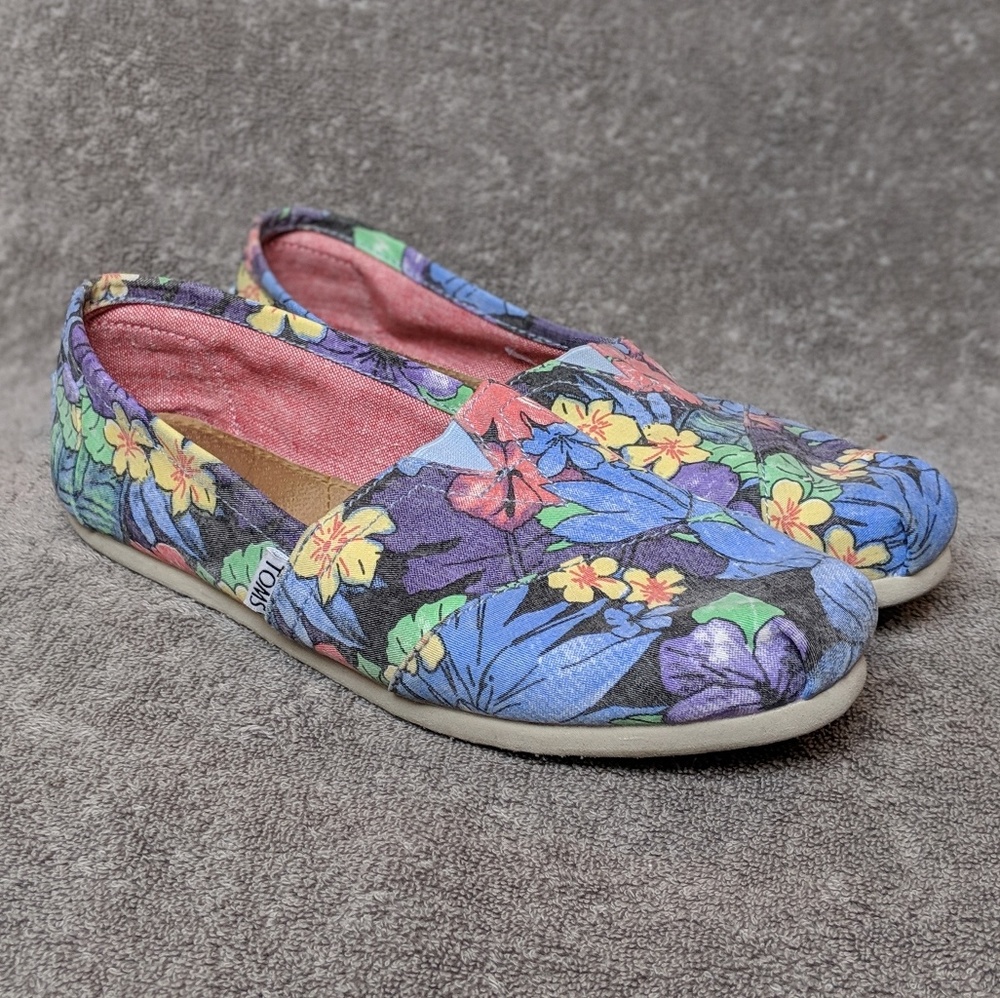 Tom's Floral Shoes